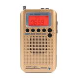 HanRongDa HRD-737 Portable Full Band Radio Aircraft Band /AM/SW/ CB/Air/VHF World Band with LCD Display Alarm Clock