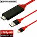 Compatible with iPhone to HDMI Adapter Cable Phone to TV Cable HDMI Digital AV Adapter 1080P HDTV Cord Converter for iPhone Xs Max XR X 8 7 6 Plus iPad Pro Air Mini iPod