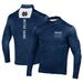 Men's Under Armour Navy Notre Dame Fighting Irish Gameday Twist Quarter-Zip Top