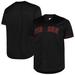 Men's Black Boston Red Sox Big & Tall Pop Fashion Jersey