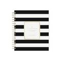 Day Designer for Blue Sky 2023-2024 Academic Year Daily and Monthly Planner, 8" x 10", Frosted Cover, Wirebound, Black Stripe (137885-A24)