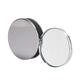 Mini Pocket Magnifier Round Portable Folding Magnifier Pocket Loupe Metal Reading Magnifying Glass Lens 20X 60mm for Inspection Science Office Travel Map Silver