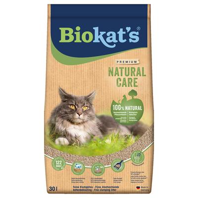 30L Biokat's Natural Care Cat Litter Cat