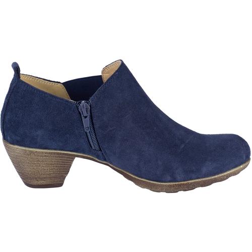 Cowboy Stiefelette Gr. 41, blau (marine) Damen Schuhe Reißverschlussstiefeletten