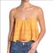 Free People Tops | Free People "Home Again Camisole" In Orange | Color: Orange | Size: L