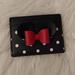 Kate Spade Accessories | Firm! Nwt Disney X Kate Spade New York Minnie Mouse Card Holder | Color: Black/Red | Size: Os