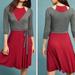 Anthropologie Dresses | Anthropologie Coup De Ballet Bailey 44 Dress | Color: Gray/Red | Size: S