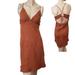 Anthropologie Dresses | Anthropologie Ellen Smocked Mini Dress Sz L Brown | Color: Brown | Size: L