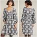 Anthropologie Dresses | Anthropologie ‘Jane’ Textured Babydoll Midi Dress Women’s Size 0 | Color: Black/White | Size: 0