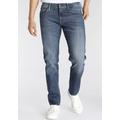 Slim-fit-Jeans PEPE JEANS "CANE" Gr. 31, Länge 34, blau (medium blue) Herren Jeans Slim Fit