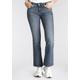 Bootcut-Jeans PEPE JEANS "New Pimlico" Gr. 28, Länge 30, blau (medium used) Damen Jeans Bootcut