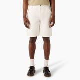 Dickies Men's Regular Fit Duck Canvas Chap Shorts, 10" - Stonewashed Cloud Size 40 (WRR42)