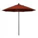 California Umbrella 9' Venture Series Patio Umbrella With Bronze Aluminum Pole Fiberglass Ribs Push Lift With Sunbrella 2A Terracotta Fabric - California Umbrella ALTO908117-5440