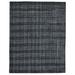 Brooklyn Bays Charcoal Hand-Woven Wool Blend Area Rug 8'x10' - Amer Rug BRK50810