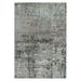 Mystique Linden Gray/Blue Hand-Knotted Wool/Silk Area Rug 9'x12' - Amer Rug MYS270912