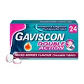 Gaviscon Double Action Heartburn & Indigestion Tablets Mixed Berries x24