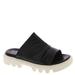 Miz Mooz Plymouth - Womens EURO 38 Black Sandal Medium