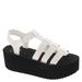 Rocket Dog Helio - Womens 9 White Sandal Medium