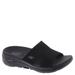 Skechers Performance Go Walk Arch Fit-Worthy - Womens 7 Black Sandal Medium