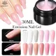 Bankrupty N PRETTY-Gel d'extension pour manucure vernis gel acrylique naturel N64.Glitter rose