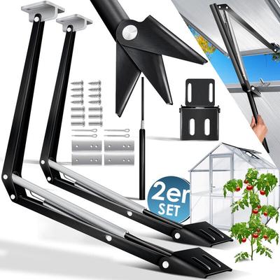 Kesser - Automatischer Fensteröffner für Gewächshaus 7.5 kg Hubkraft 45cm Öffnungshöhe stufenloser