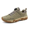 Chaussures de randonnée en cuir suédé pour hommes baskets de camping en plein air chaussures de