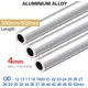 Tube rond long en alliage d'aluminium 300 tuyau d'infraction épaisseur de 4mm 12-52mm OD droit