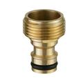 NUOLUX 3/4 Water Hose Connectors Brass Hose Quick Connect Garden Hose Tap Connector Faucet Garden Water Hose Pipe Connector Fitting Tap Adaptor