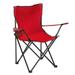 Outdoor Folding Camping Chair Support up to 230 lbs Space Saving Foldable Camping Chair Lightweight Portable Beach Chair with Mesh Cup Holder & Carry Bag for Patio BBQ Picnic Party Red D999