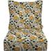 RSH DÃ©cor Indoor Outdoor Pillow Back Deep Seating Chair Cushion Set 24â€�x 27â€� x 5â€� Seat and 25â€� x 21â€� Back Fournett Driftwood Floral