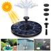 Solar Fountain Pump Solar Fountain for Bird Bath Free Standing Floating Water Fountain with 7 Nozzles Solar Powered Fountain Pump for Bird Bath Garden Pond Pool Outdoor