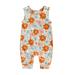 Sunisery Newborn Infant Baby Girls Boho Summer Clothes Sleeveless Floral Printed Romper Jumpsuit Birthday Outfit