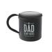 iH casadécor IH Casa Decor Stainless Steel Mug w/ Printing My Dad Is My Hero - Set Of 2 Stainless Steel in Black/Brown/Gray | 5 H x 3.5 W in | Wayfair