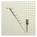 Siffron 7179502272 Heavy Duty Chrome Metal Garden Hoe & Spade Pegboard Hooks - Quantity of 15