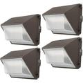 LED Wall Pack Light with Photocell Outdoor Wall Pack LED Lighting Fixture(4 Pack)