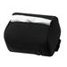 MoreChioce Rectangular Tissue Box Fashion Hanging Tissue Storage Box Car Seat Sun Block Velvet Tissue Cover Black