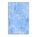 Blue Rectangle 2'7" x 4'11" Area Rug - East Urban Home Pepinnw Oriental Machine Made Power Loomed Polyester Area Rug in Polyester | Wayfair
