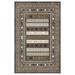 Black/Gray 39 x 24 x 0.31 in Area Rug - East Urban Home Anabranch Machine Woven Rectangle 2' x 3'3" Area Rug in | 39 H x 24 W x 0.31 D in | Wayfair