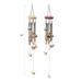 Arlmont & Co. Bells & Butterfly 2 Piece Wind Chime Set Metal | 28 H x 2 W x 2 D in | Wayfair 8410784A91894224B8025EA0C45B6D8D