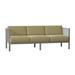 Woodard Jax Patio Sofa Metal/Sunbrella® Fabric Included in Gray/Brown | 25.5 H x 76.5 W x 28.25 D in | Wayfair 2J0020-72-71A