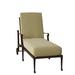 Woodard Wiltshire 79.3" Long Reclining Single Chaise Metal | 25 H x 28.25 W x 79.25 D in | Outdoor Furniture | Wayfair 4Q0470-48-54A