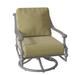 Woodard Delphi Outdoor Rocking Chair in Gray/Brown | 33.5 H x 27.25 W x 31 D in | Wayfair 850677-72-71A