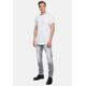 Straight-Jeans RUSTY NEAL "NISHO" Gr. 34, Länge 32, grau (hellgrau) Herren Jeans Straight Fit