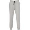 Sweathose TRIGEMA "TRIGEMA Sweathose", Damen, Gr. M, US-Größen, grau (grau, melange), 70% Baumwolle, 30% Polyester, sportlich, Hosen