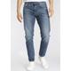 Straight-Jeans PEPE JEANS "Callen Crop" Gr. 32, Länge 30, blau (blue medium) Herren Jeans Straight Fit