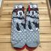 Disney Other | Disney Minnie Mouse Polka Dot Crew Socks Set | Color: Red/Silver | Size: Os