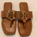 Tory Burch Shoes | Great Condition Tory Burch Sandals | Color: Brown/Gold | Size: 6.5