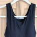 Athleta Dresses | Athleta Ruched Dress Xxs Black | Color: Black | Size: Xxs