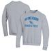 Men's Champion Gray Air Force Falcons Track & Field Icon Powerblend Pullover Sweatshirt