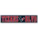 Houston Texans 4" x 18" Team Boulevard Metal Sign